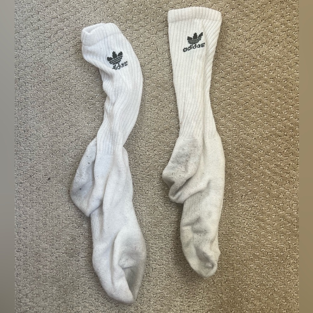 Used Adidas men’s athletic socks
